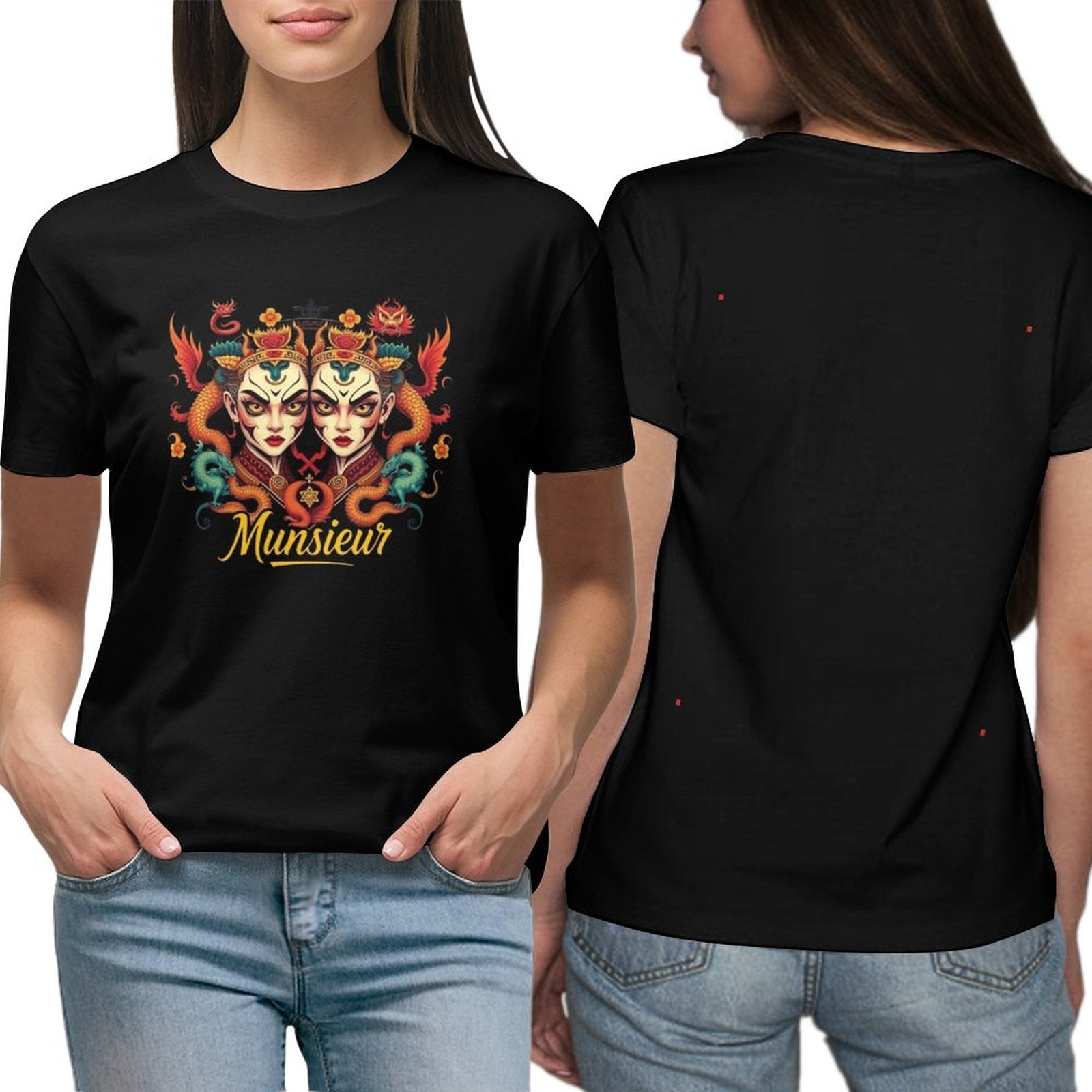 Munsieur T-Shirt for Women: Classic Comfort with a Contemporary Twist for Her