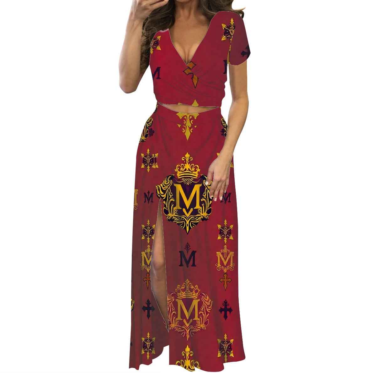Women's Skirt Set - Two Piece Outfit for Work & Special Events