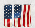 American Flag 20 oz Skinny Tumbler