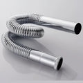 Flexible chrome brass siphon sink drain pipe kitchen water tube