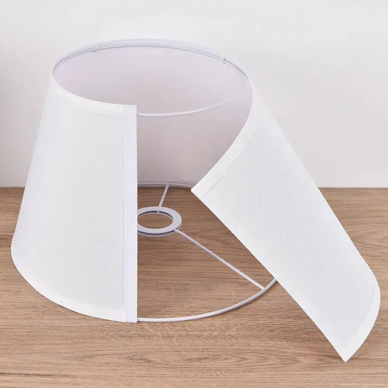 Floral bird hand painted ceramic table lamp with 30cm white fabric shade