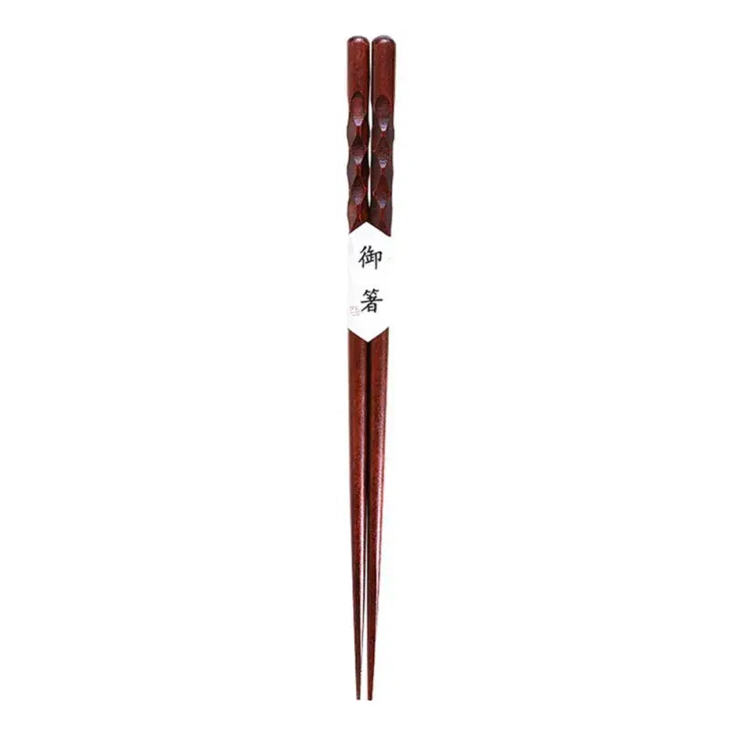 Floral patterned bamboo wood chopsticks set – dining room gift box