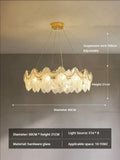 French luxury gold decorbites glass chandelier dining room lace crystal