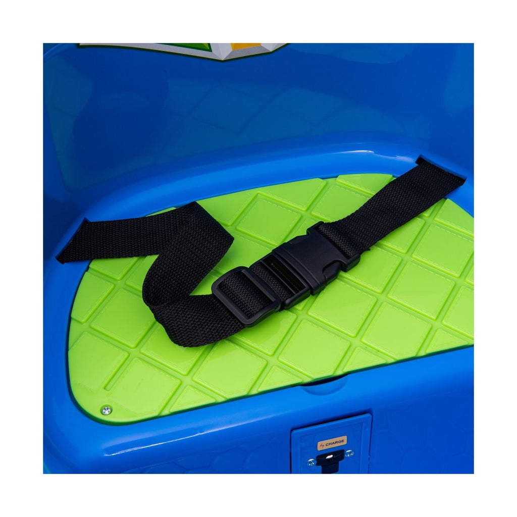 Fun and Safe 6V Kids Bumper Car Ride On Toy with Roller Caster Design