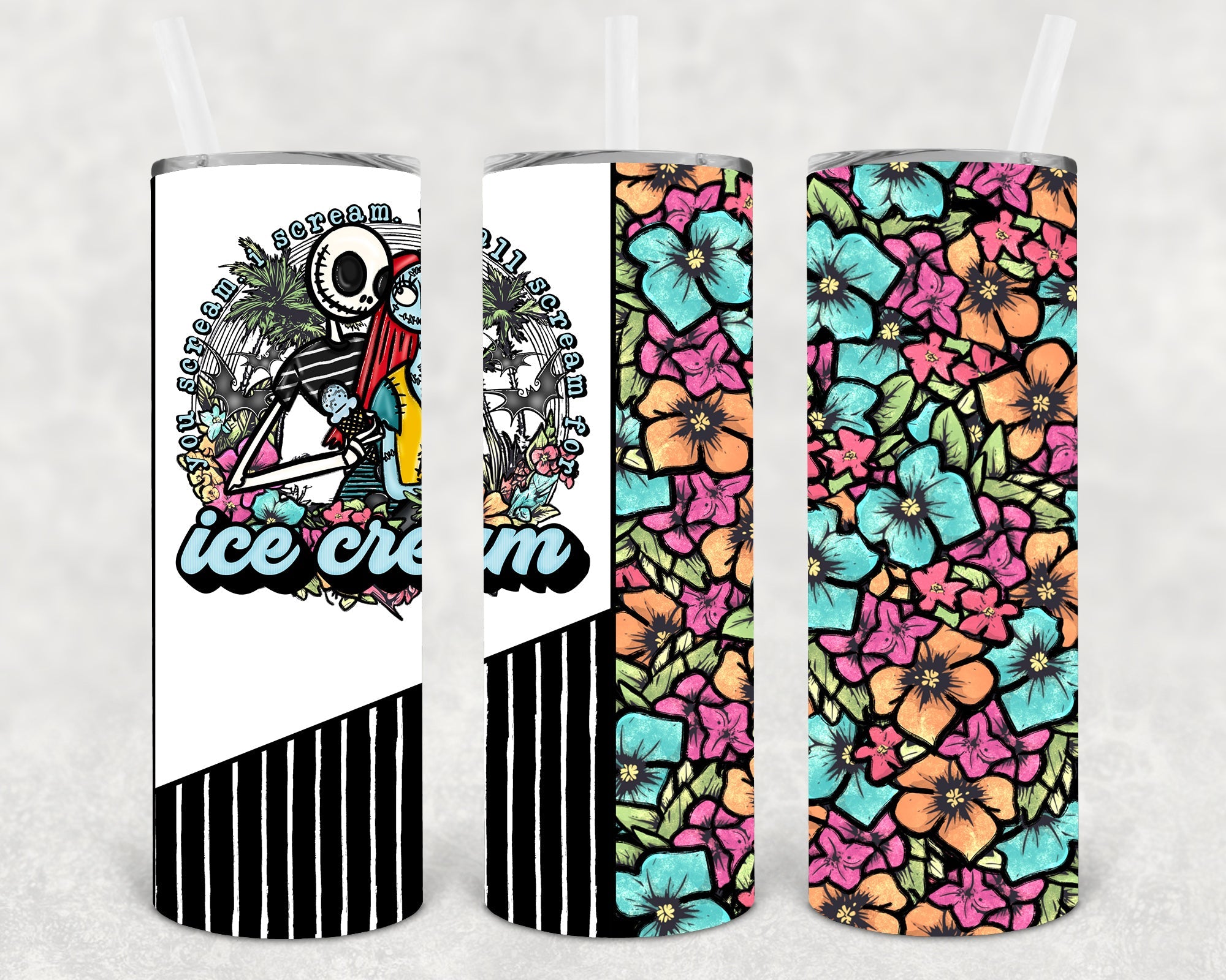 We All Scream for Ice Cream 20 oz Skinny Tumbler