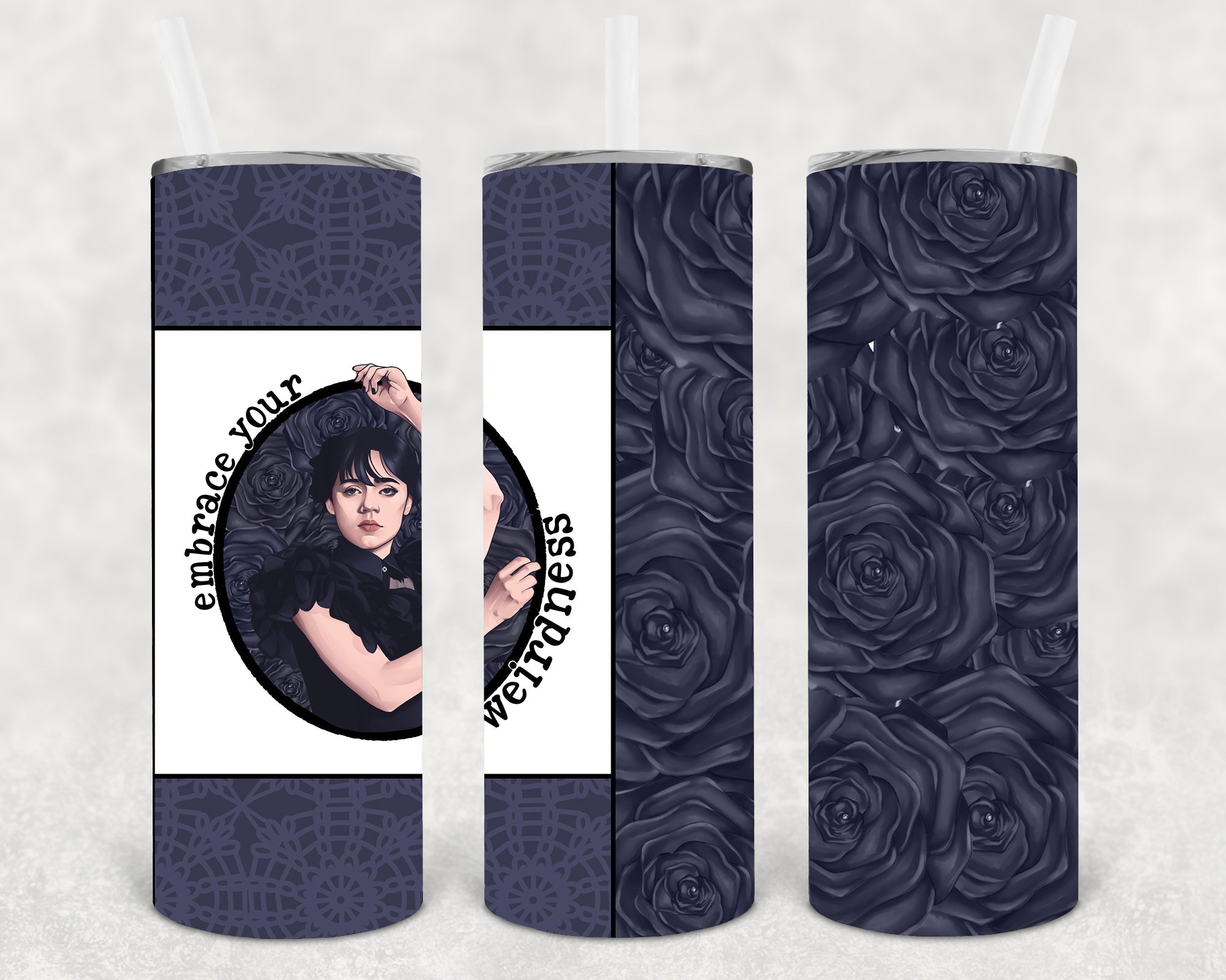 Embrace Your Weirdness 20 oz Skinny Tumbler