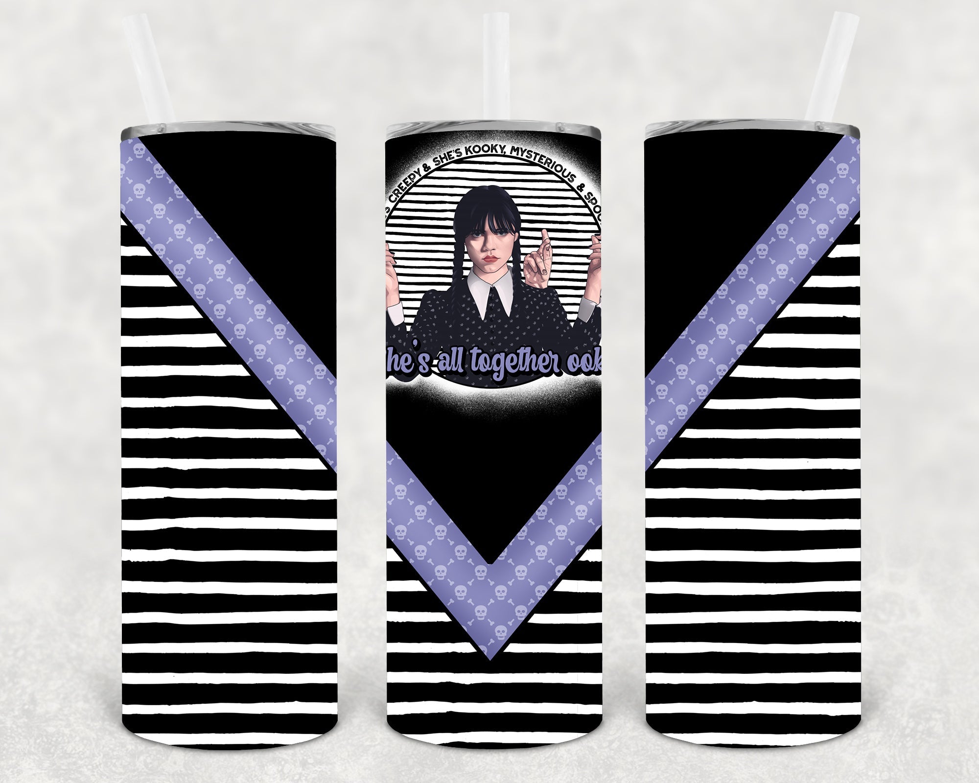 She's All Together Ooky 20 oz Skinny Tumbler