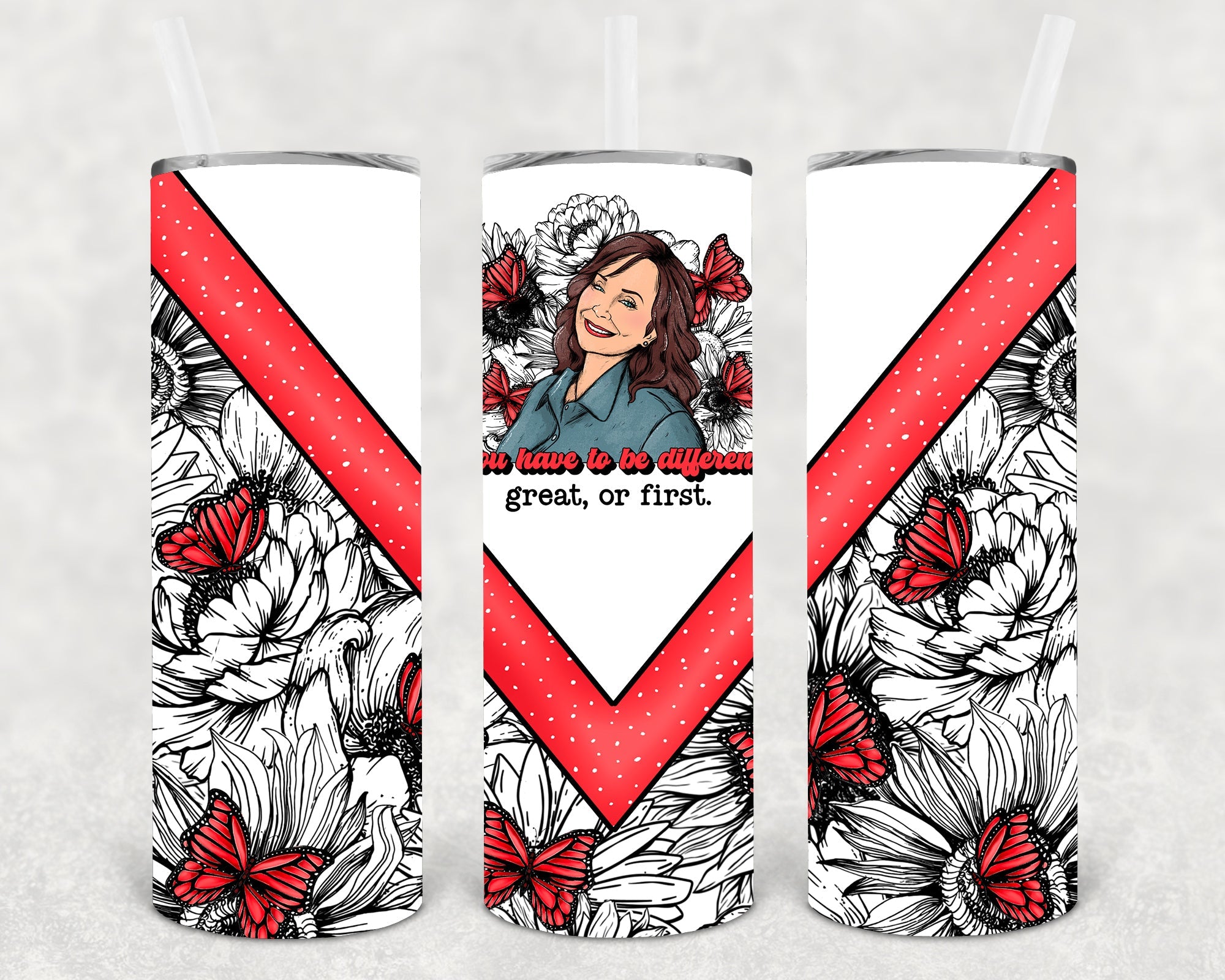 You Have to Be Different Great or First 20 oz Skinny Tumbler