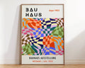 Bauhaus geometric canvas prints living room abstract wall art