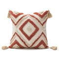 Geometric embroidery boho cushion cover living room throw pillow