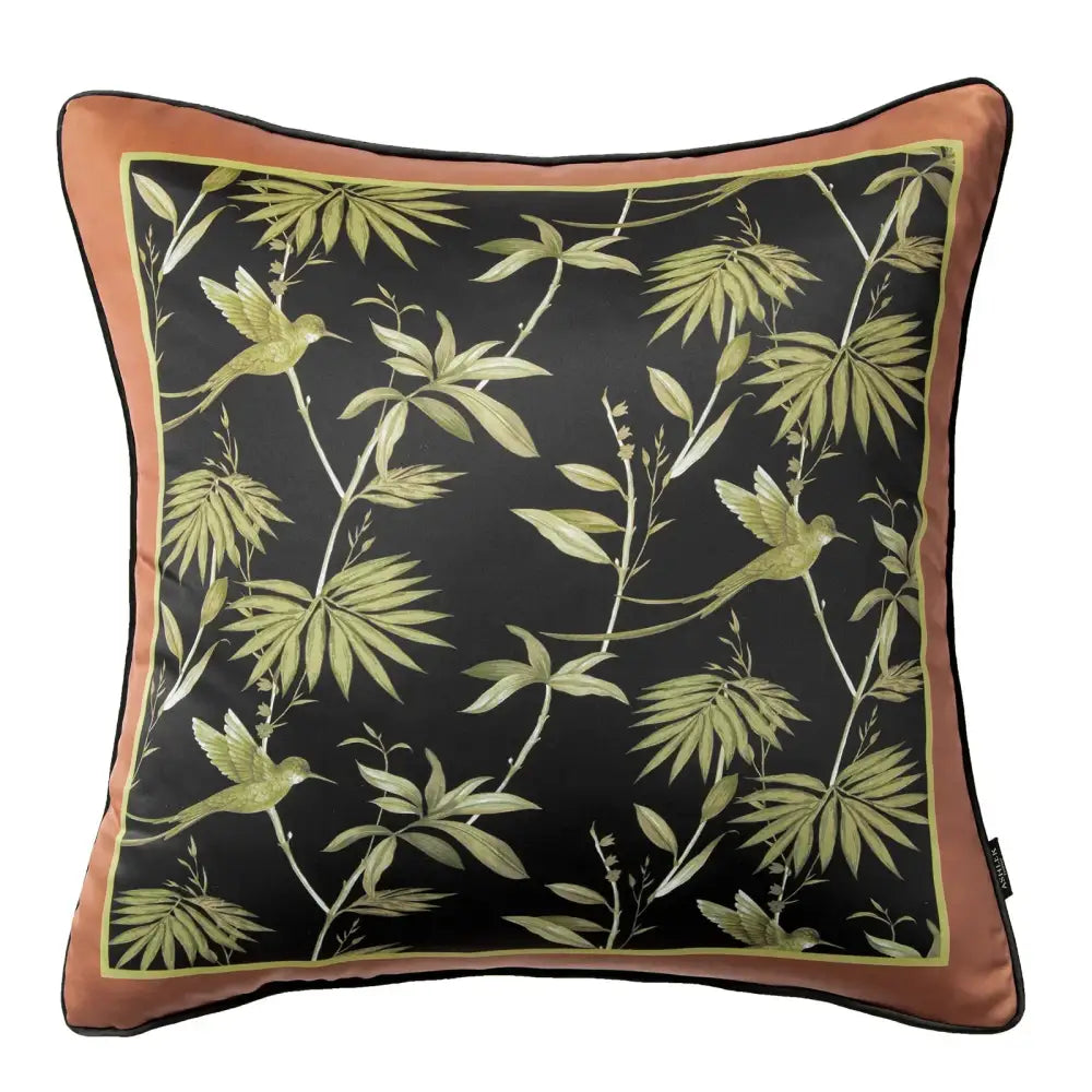 Geometric indigo blue & white embroidered pillow covers living room