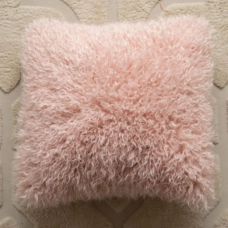 Geometric pink & white embroidered pillow covers living room decor