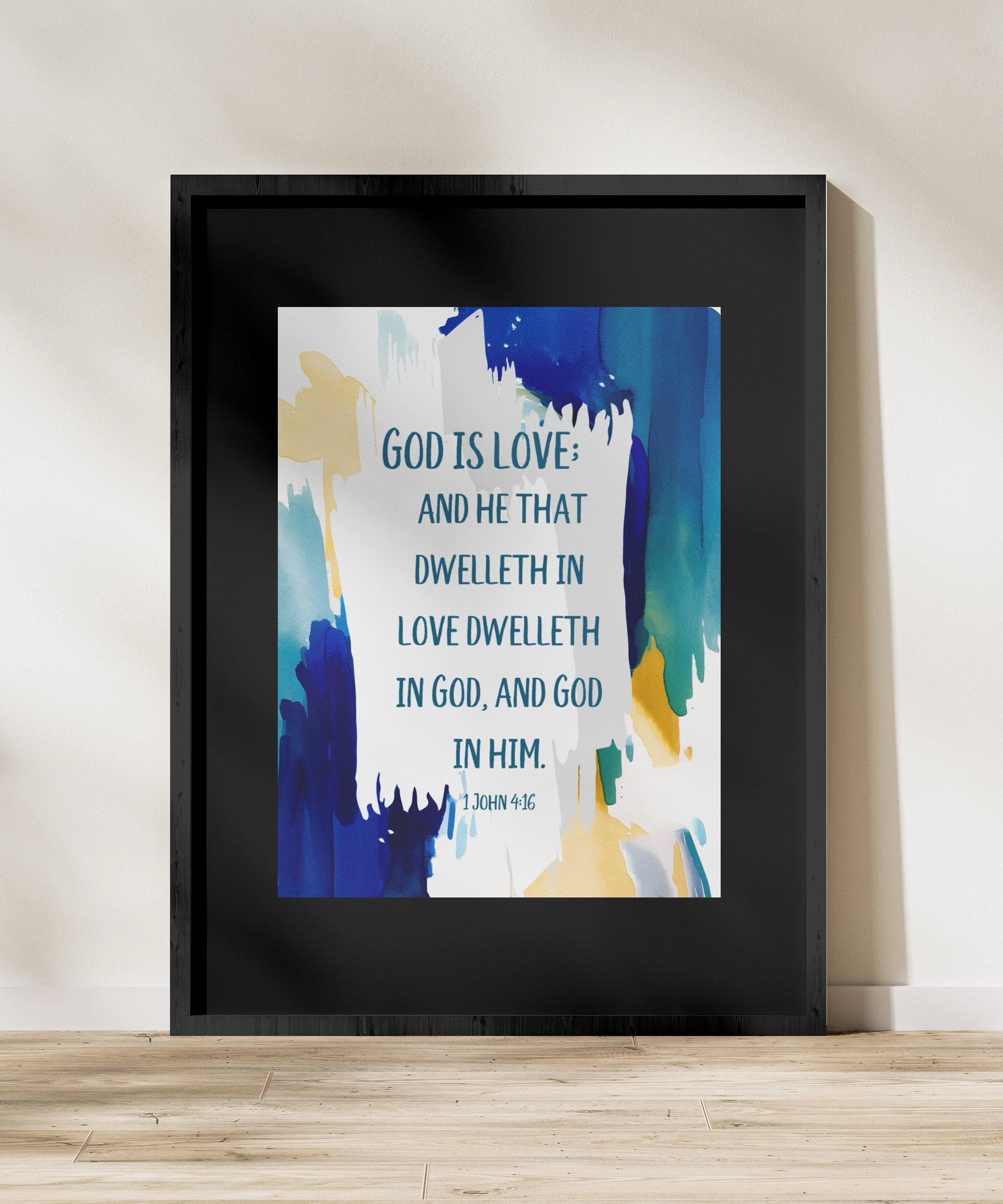 Wall Decor - Giclee Poster Art Print - God is Love