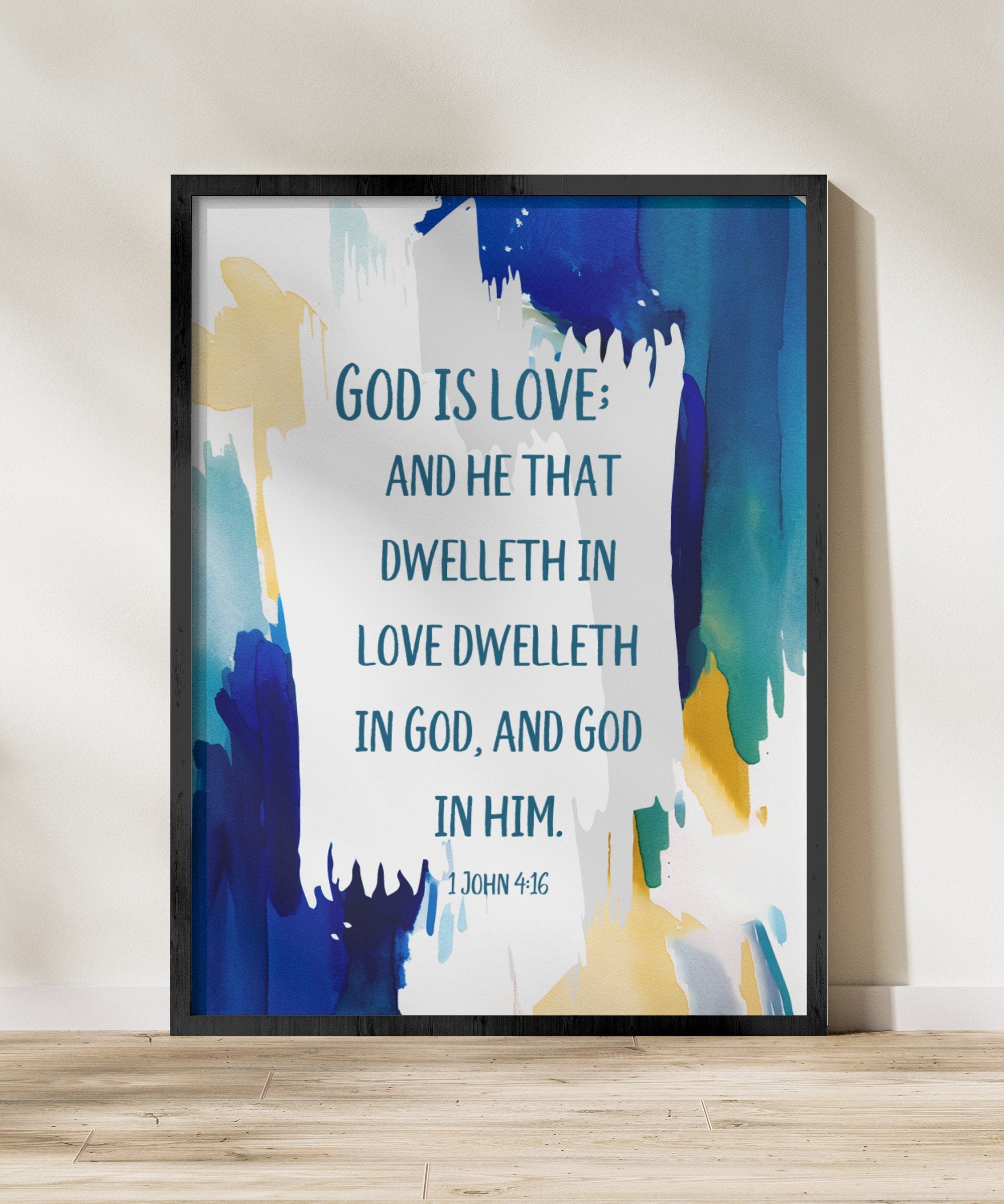 Wall Decor - Giclee Poster Art Print - God is Love