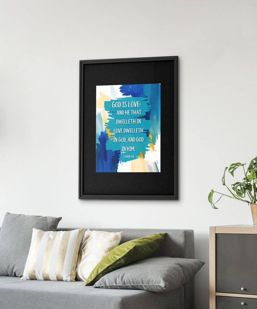 Wall Decor - Giclee Poster Art Print - God is Love