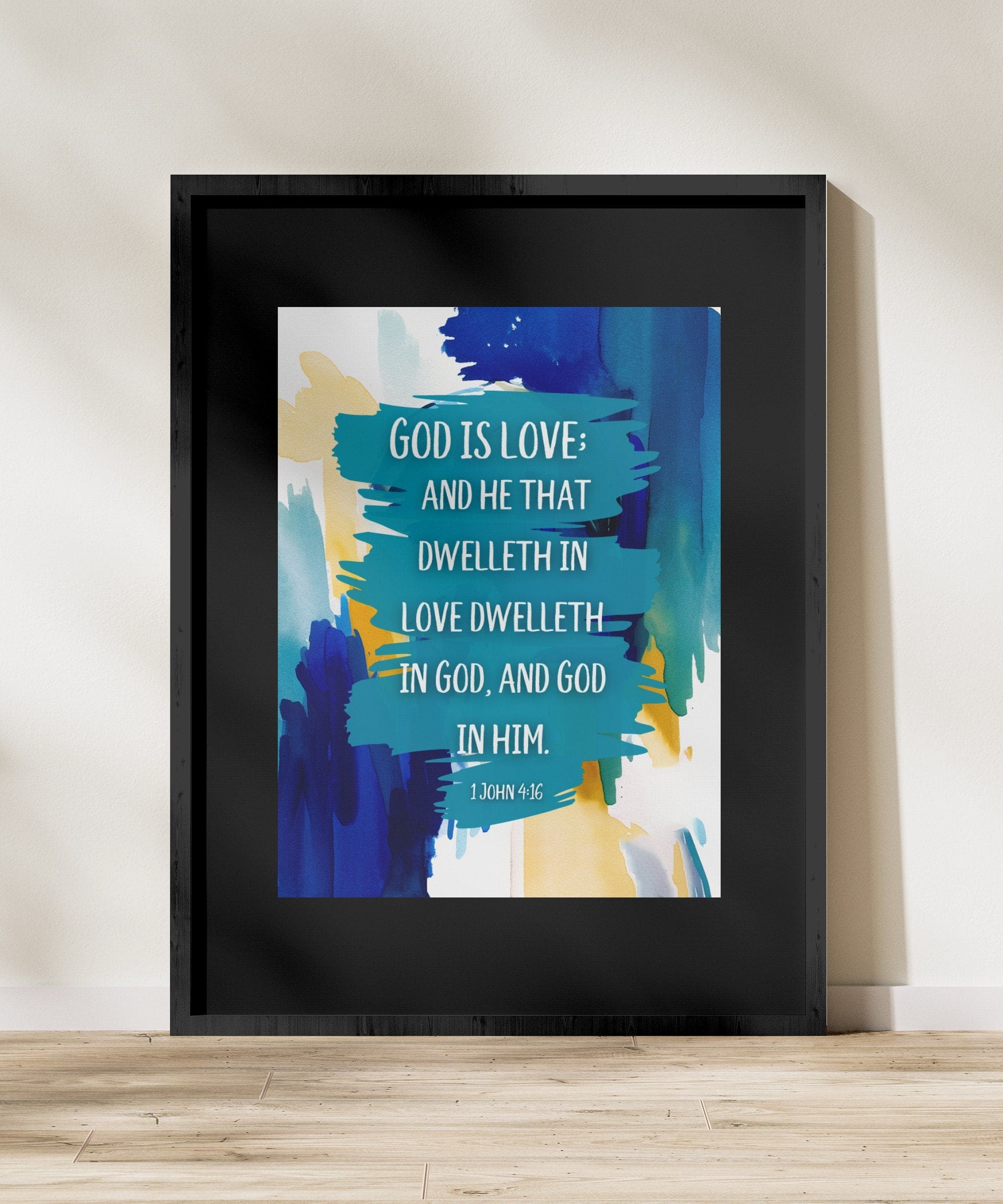 Wall Decor - Giclee Poster Art Print - God is Love