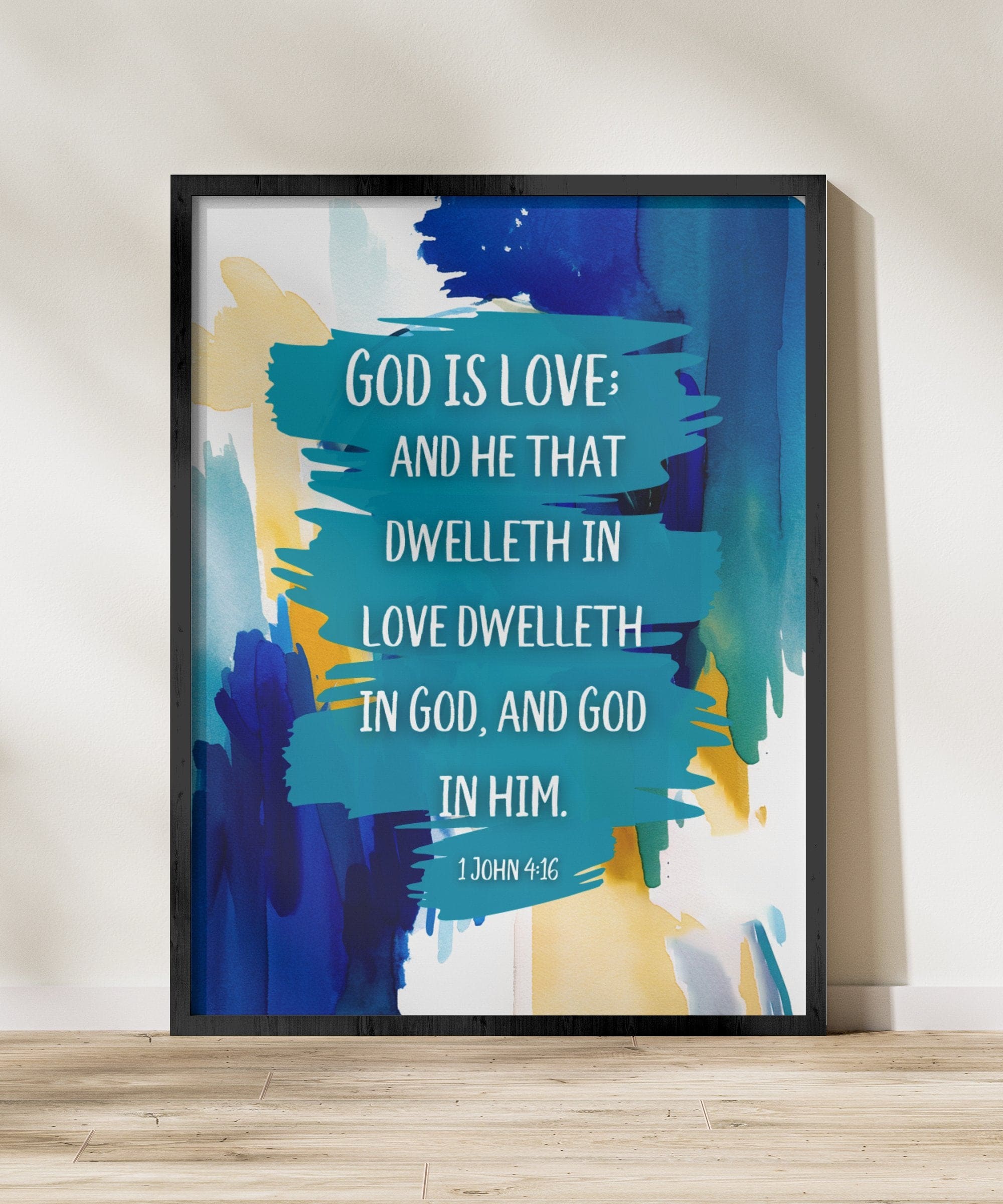 Wall Decor - Giclee Poster Art Print - God is Love