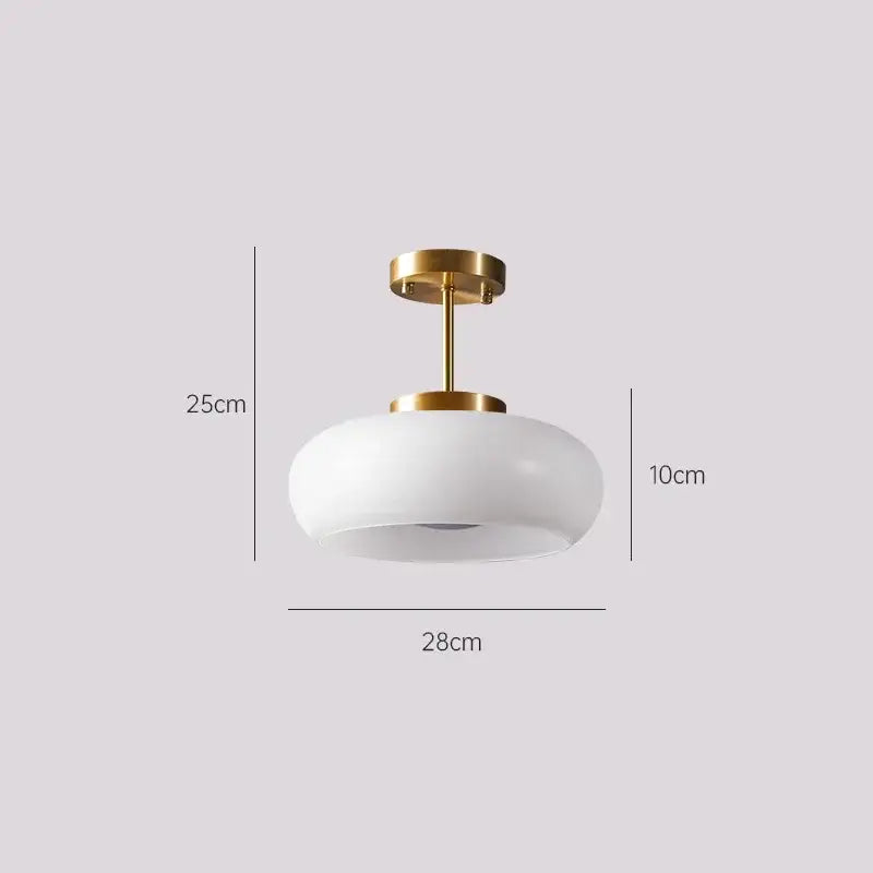 Glossy yellow glass ball led pendant light for kitchen or dining room