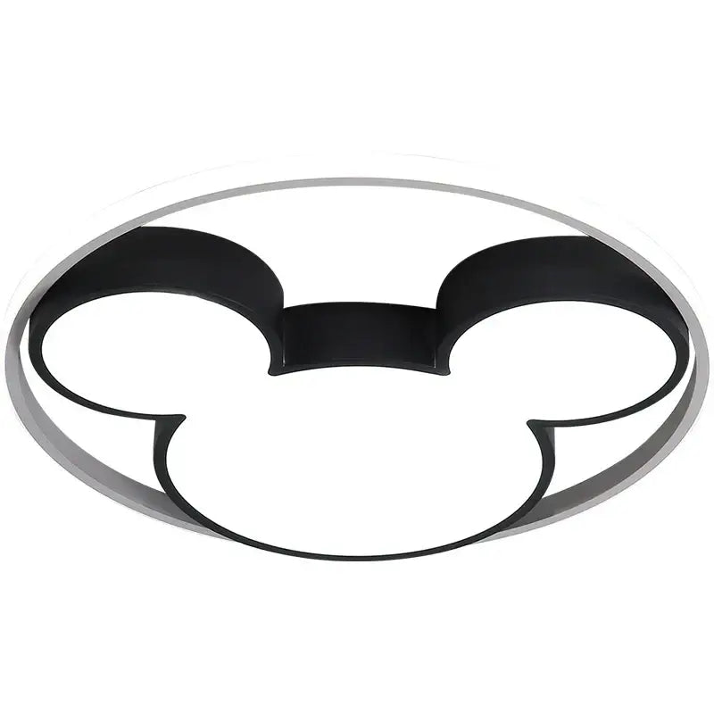 Gold 34w led mickey mouse ceiling light for children's bedroom