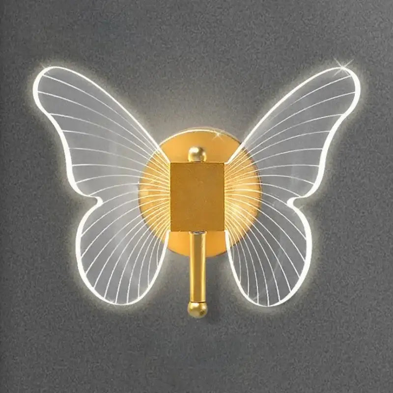 Gold butterfly chandelier living room pendant light