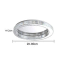 Gold crystal circle ceiling chandelier for living room