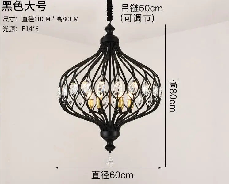 Gold decorbites art design crystal pendant lights kitchen chandelier