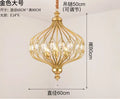 Gold decorbites art design crystal pendant lights kitchen chandelier