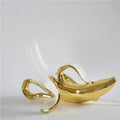 Golden banana glass lampshade night light bedroom decor