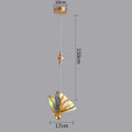 Golden butterfly led pendant light for kitchen and dining room