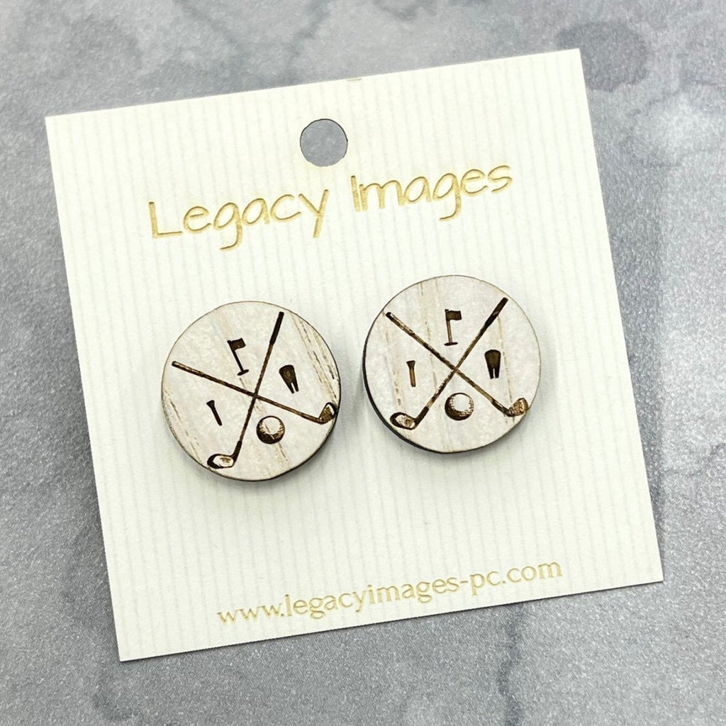 Golf Earrings