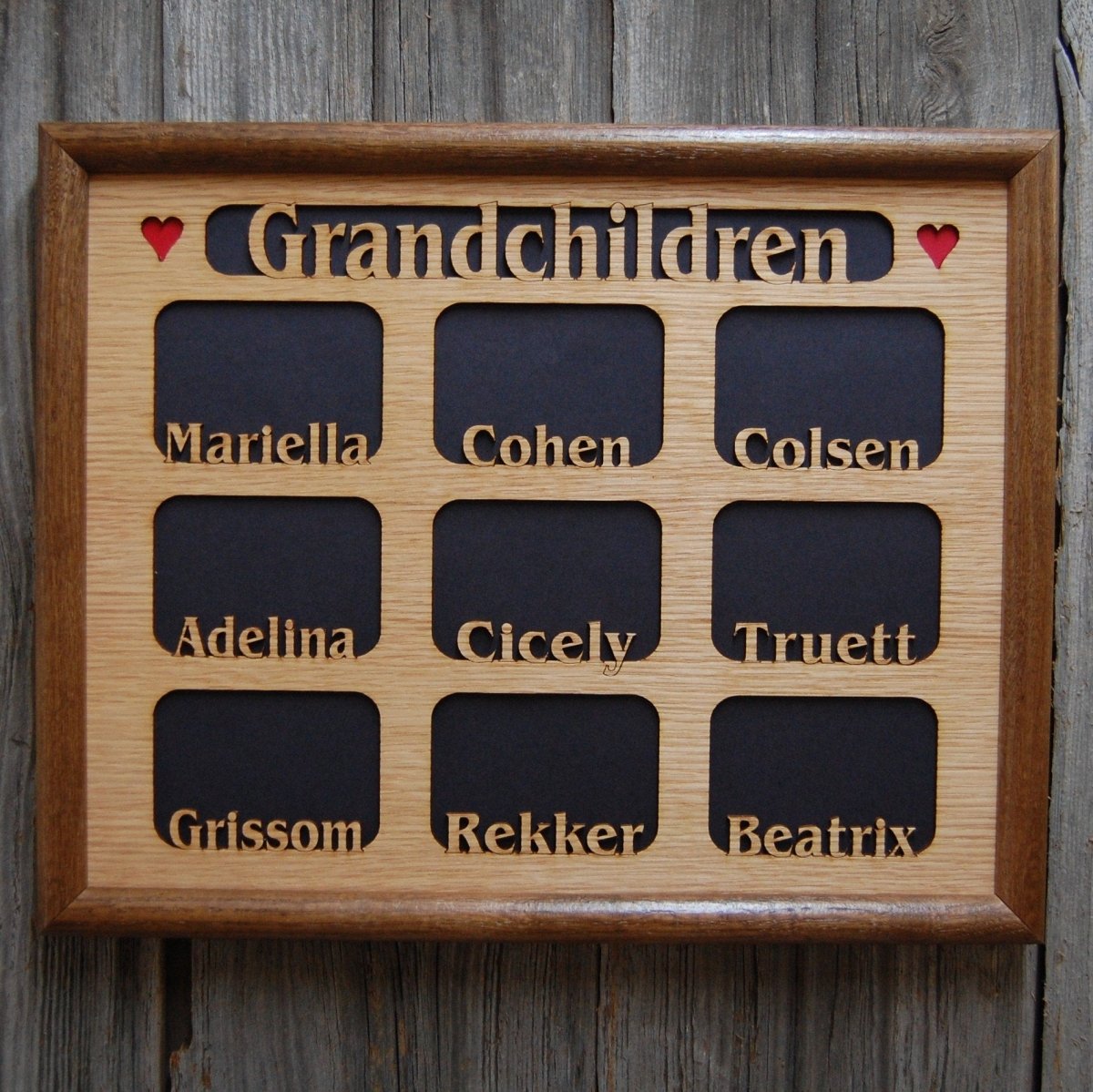 Grandkids Name Picture Frame 16"x20"