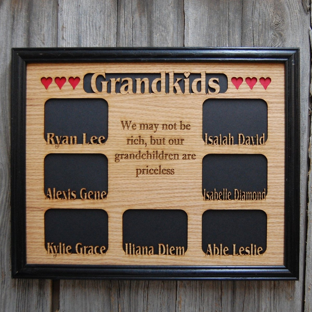 Grandkids Name Picture Frame 16"x20"