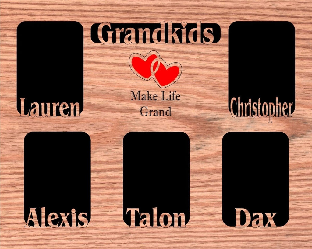 Grandkids Name Picture Frame 16"x20"