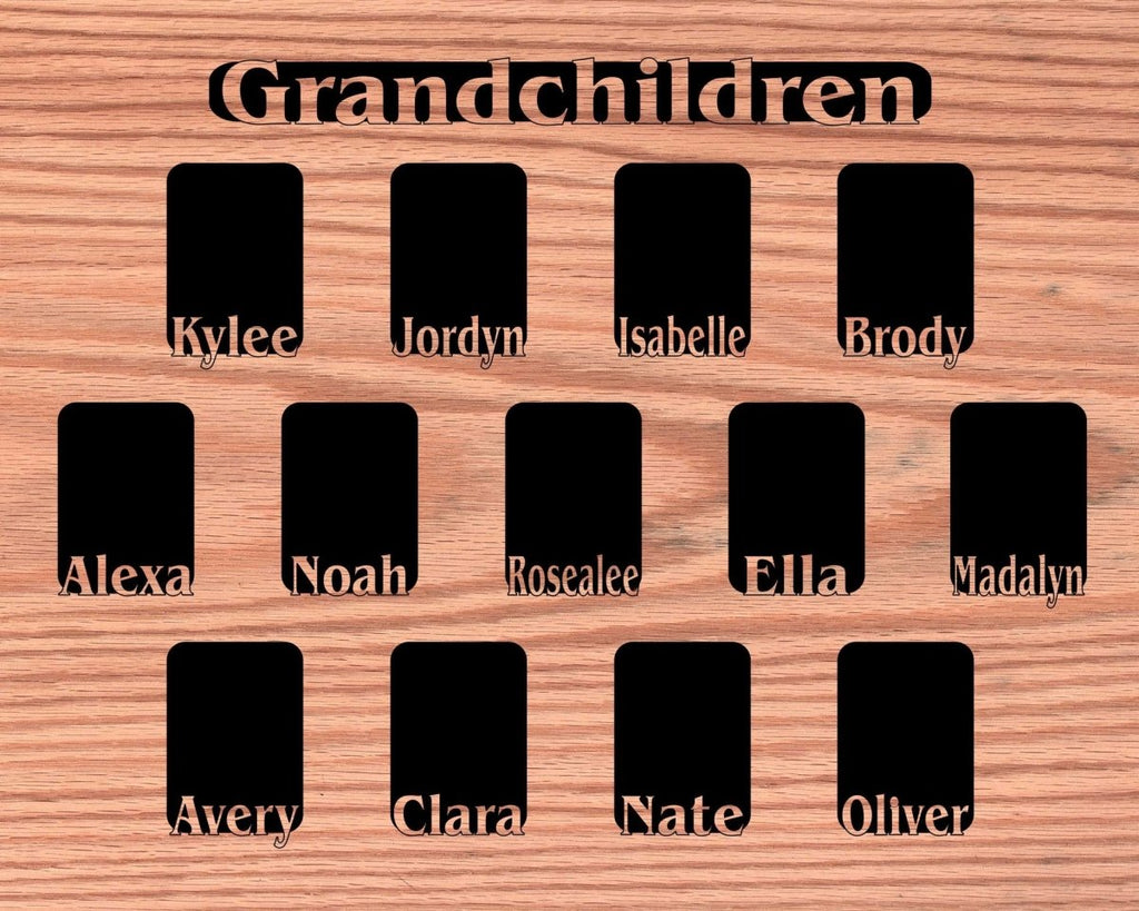 Grandkids Name Picture Frame 16"x20"