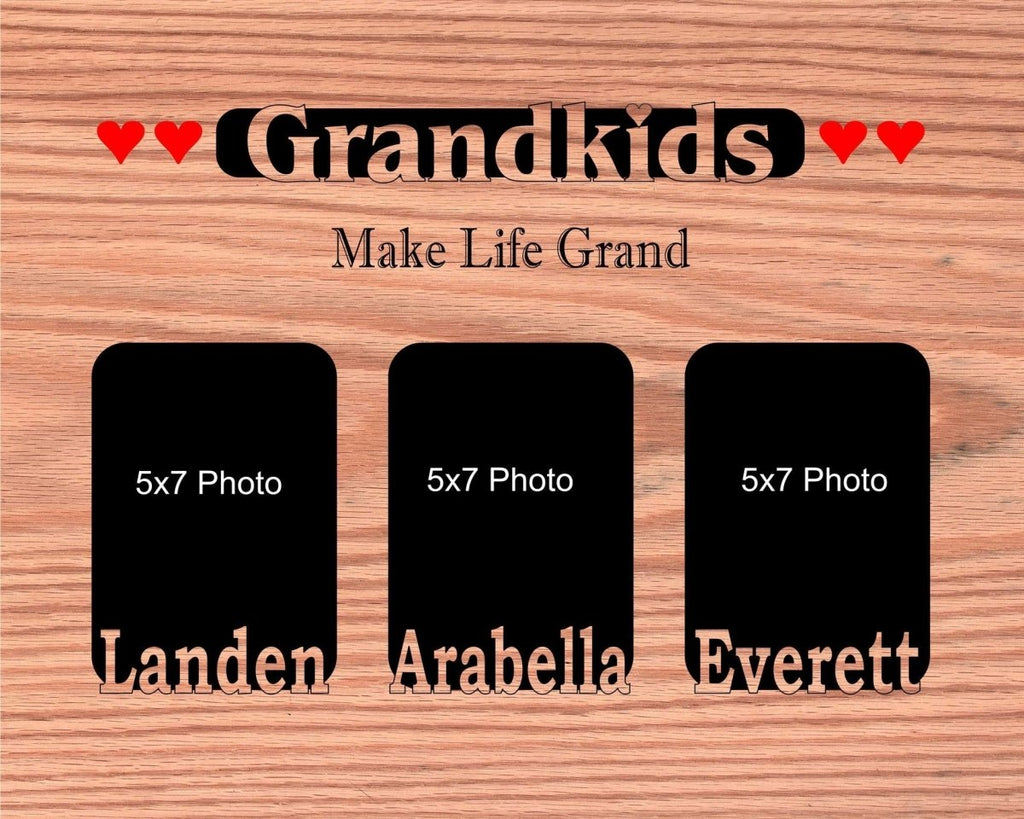 Grandkids Name Picture Frame 16"x20"