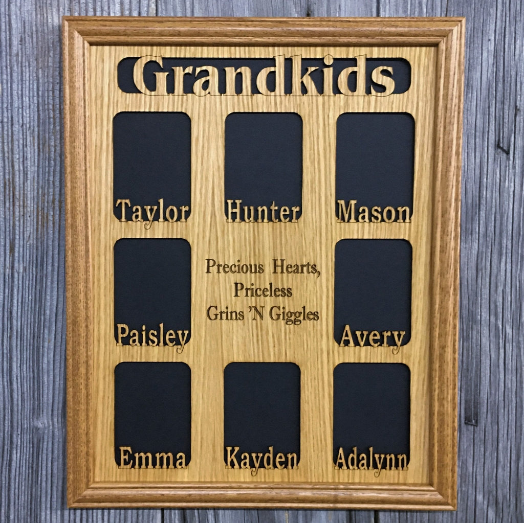 Grandkids Name Picture Frame 18x24