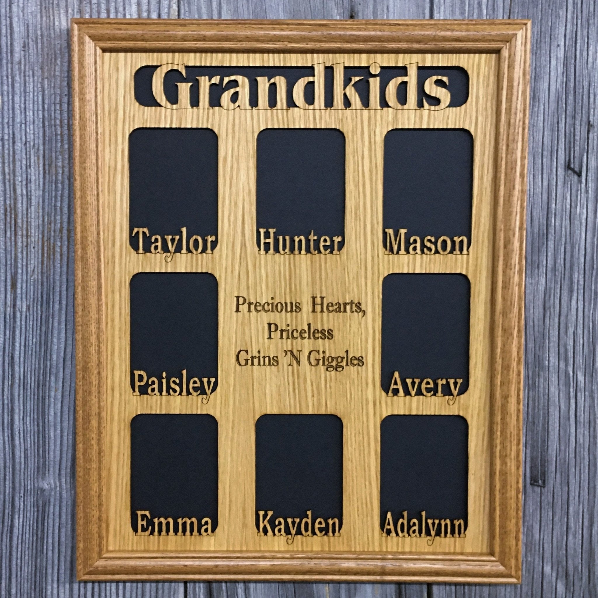Grandkids Name Picture Frame 18x24