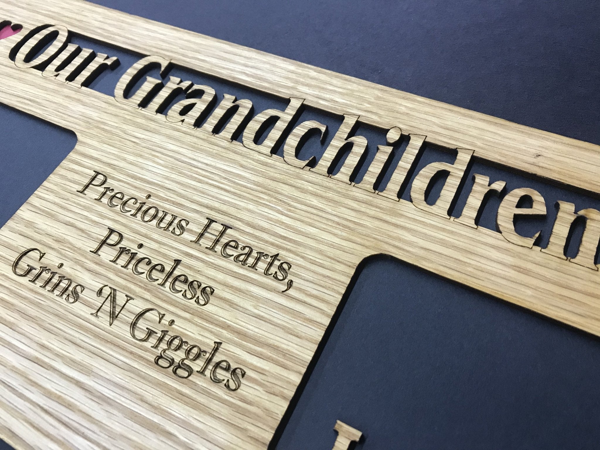 Grandkids Name Picture Frame 18x24