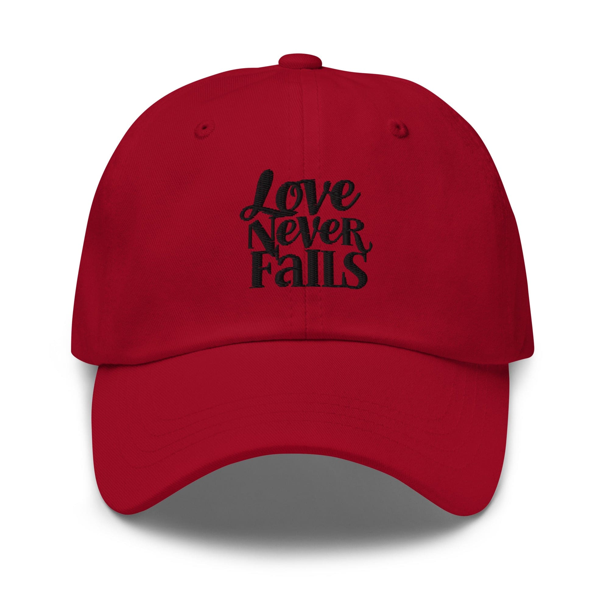 Embroidered Baseball Cap - Adjustable - Love Never Fails