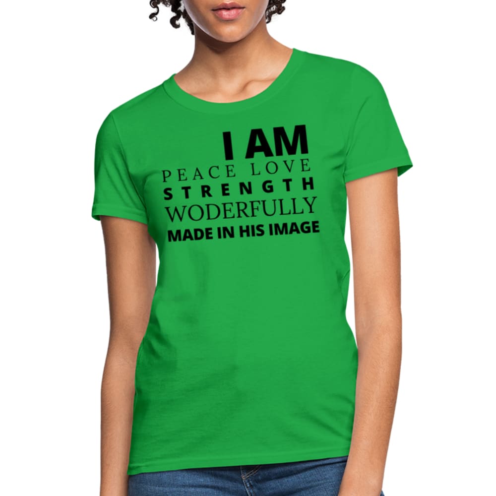 Graphic T-shirt - i am Peace Love Strength and Wonderfully Made Tee