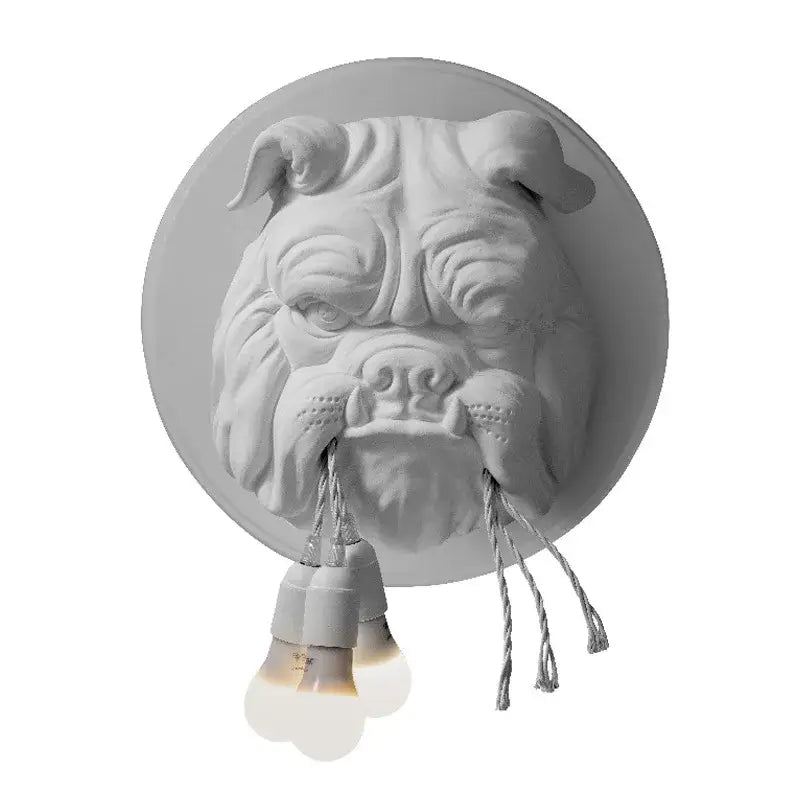 Gray decorbites bulldog led wall lamp for living room