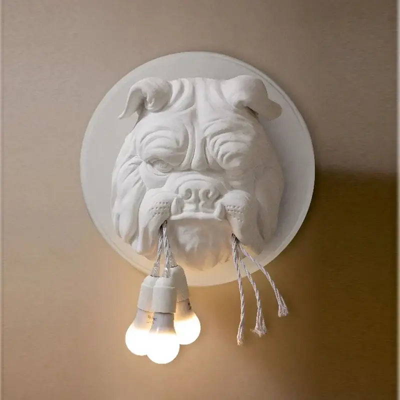 Gray decorbites bulldog led wall lamp for living room