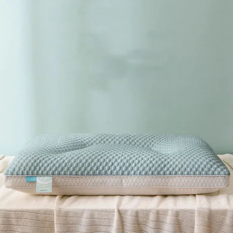 Gray ice rayon cooling pillow bedroom cervical neck support