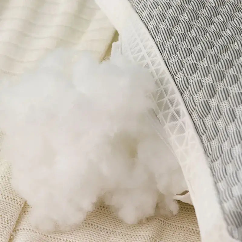 Gray ice rayon cooling pillow bedroom cervical neck support