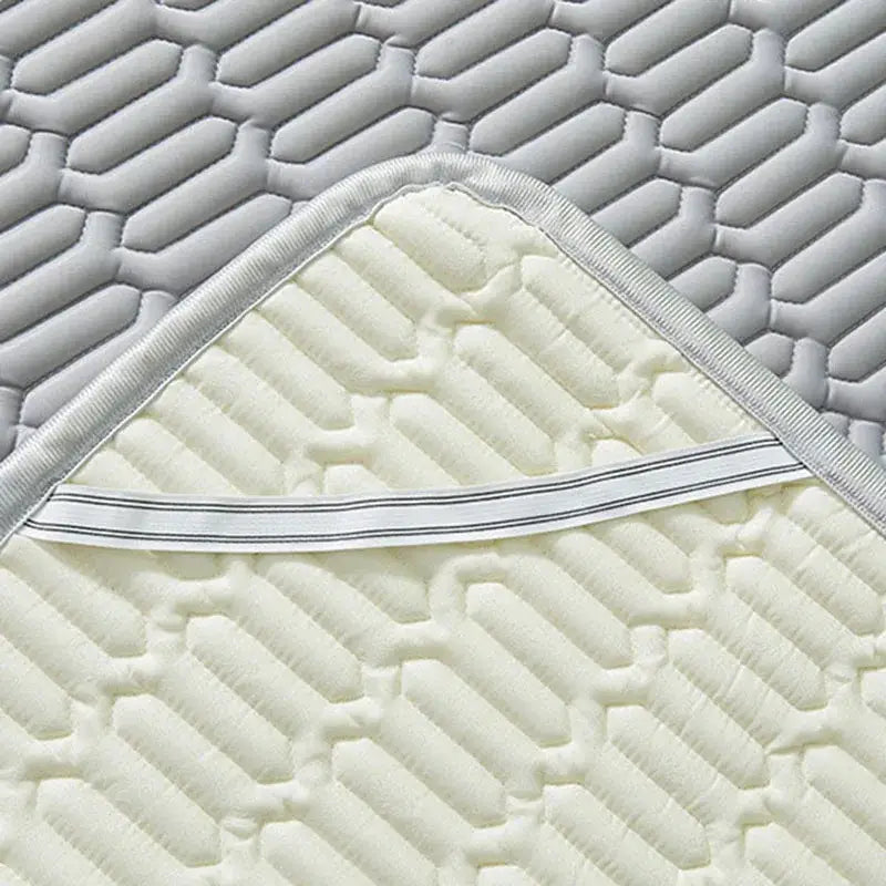Gray quilted cooling latex summer mat set bedroom bed pad