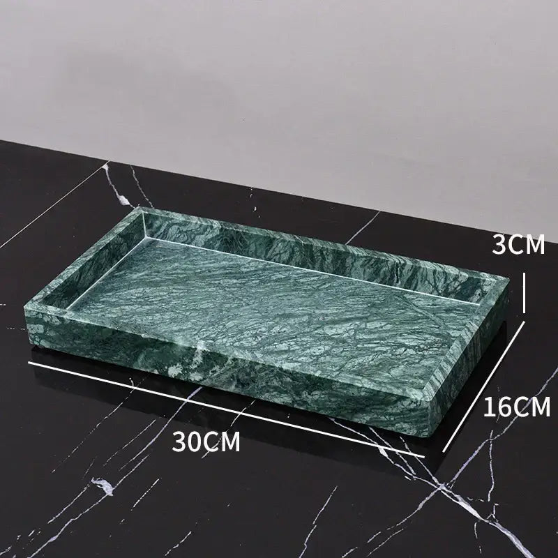 Green marble bathroom set with gold accents bathroom accessories