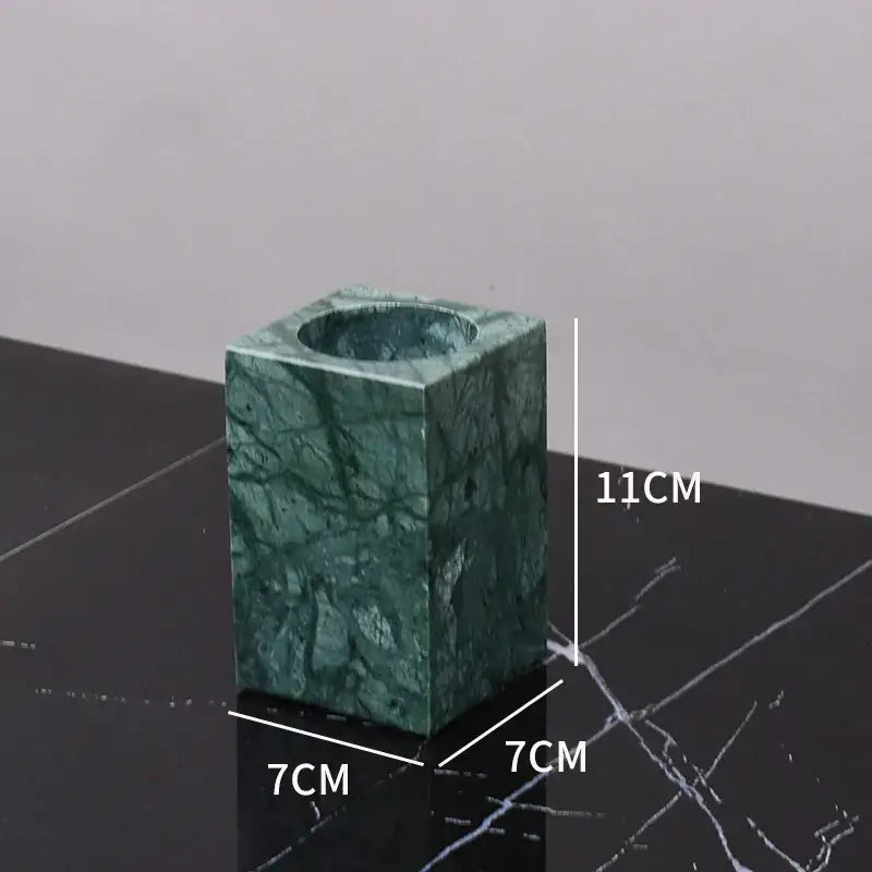 Green marble bathroom set with gold accents bathroom accessories