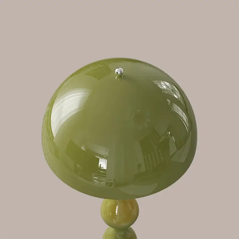 Green wavy circle mushroom floor lamp living room lighting