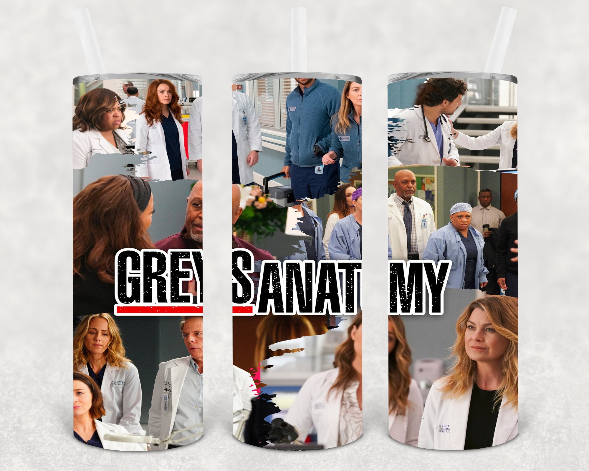 Grey's Anatomy 20 oz Skinny Tumbler
