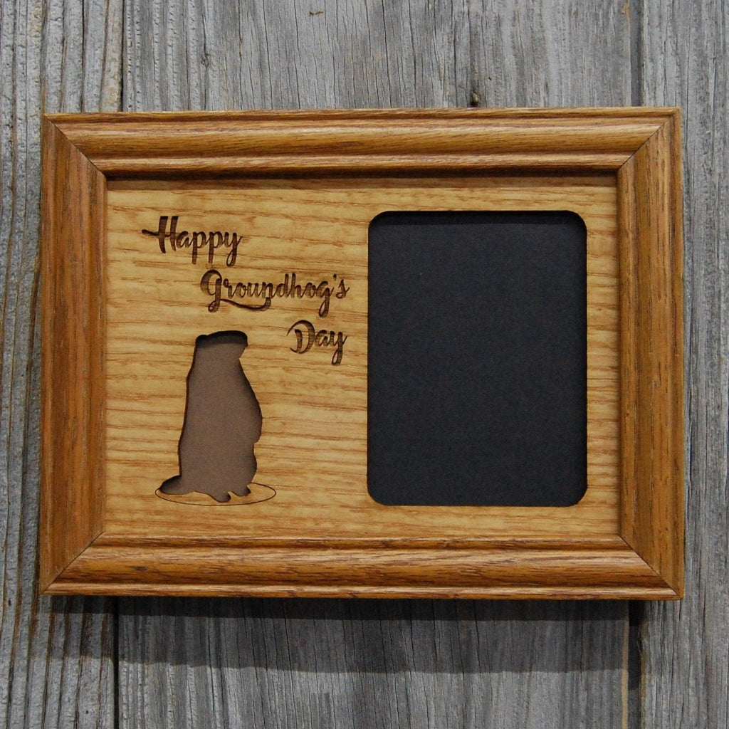 Groundhogs Day Picture Frame - 5x7 Frame Hold 3x4 Photo